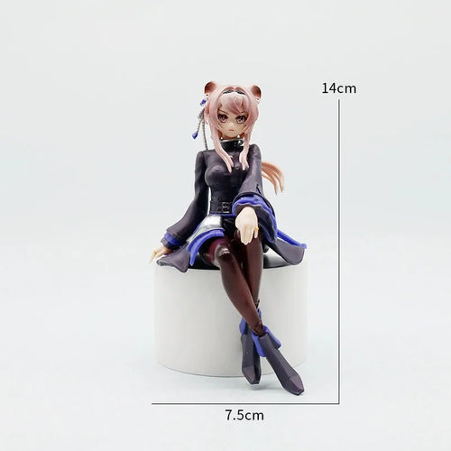 14cm Arknights Lin Anime Figure Noodle Stopper Figure PVC Action Figurine Model Collection Desk Decoration Figuart Toy Kid Gifts