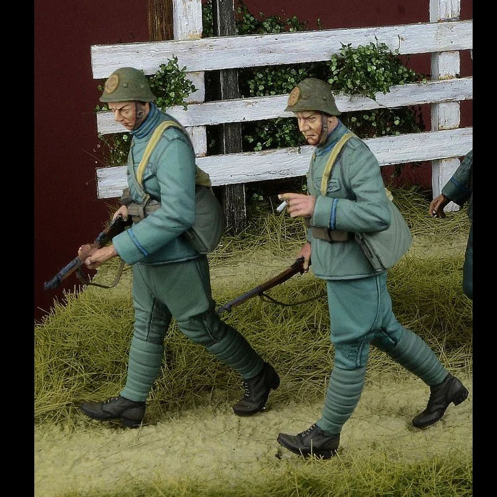 1/35 Dutch Infantry, 1940, Resin Model figure Soldier, WWII Military themes, Unassembled and unpainted kit