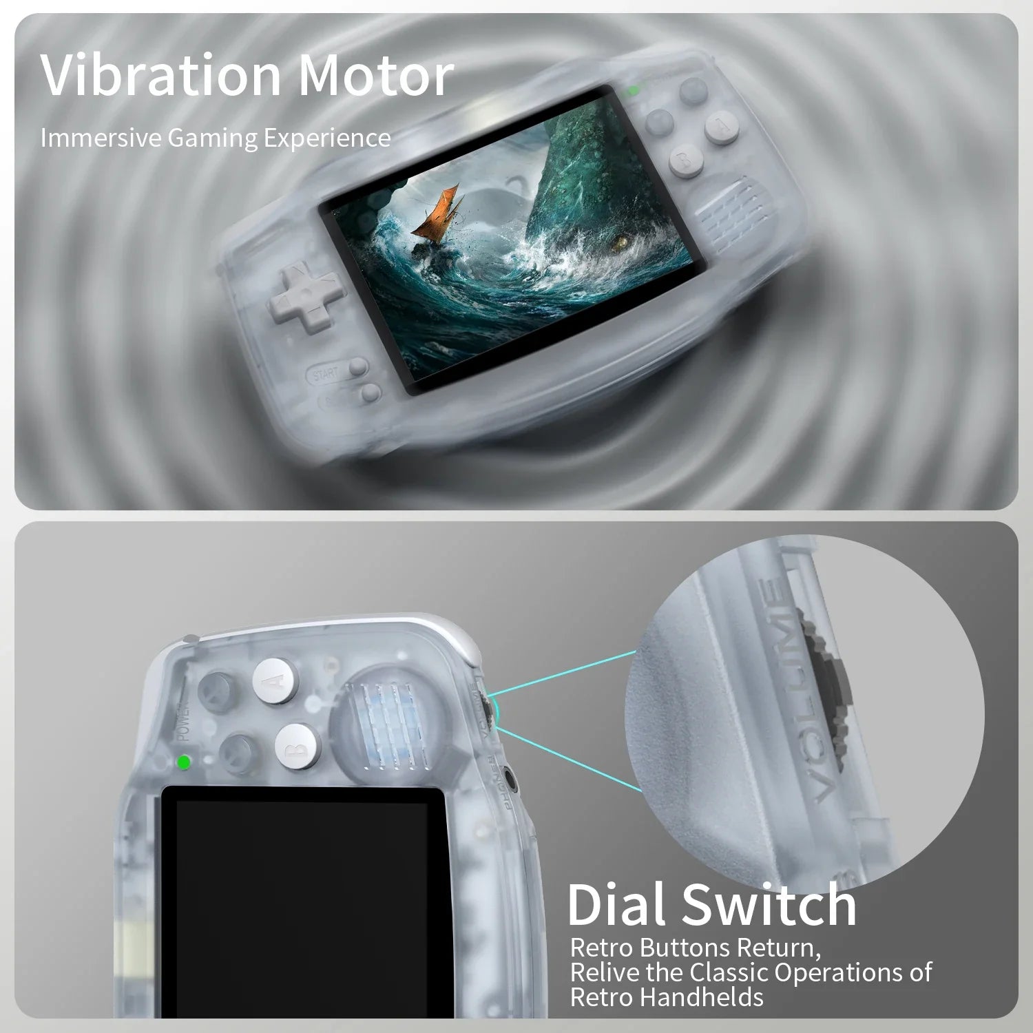 ANBERNIC RG34XX RG 34XX Handheld Game Console Video Games Players 3.4-inch IPS Screen Linux 64-bit System HD TV 5G WiFi PSP Gift