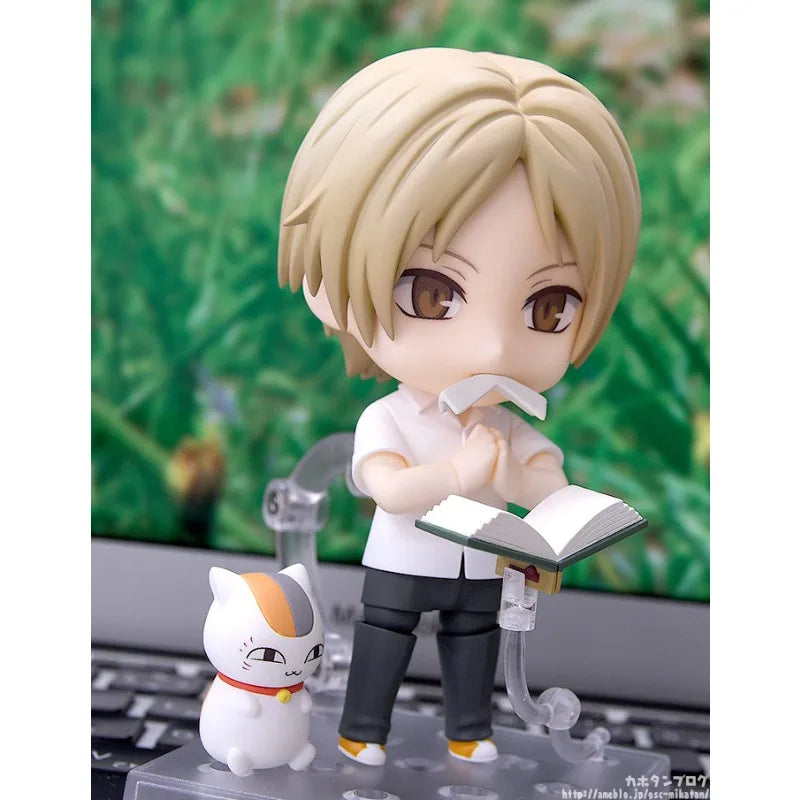 In Stock Yuujinchou Natsume Takashi Anime Figure Takashi Natsume & Nyanko Sensei Action Figure Collectible Model