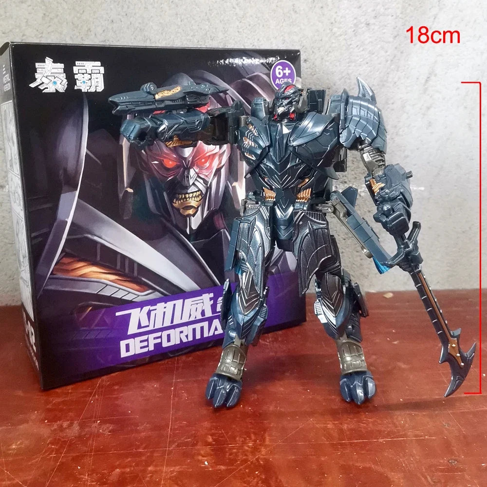 AOYI Transformation Toys Robot BMB Galvatron YS02 The Last Knight Decepticon Aircraft Deformation Action Figure Model