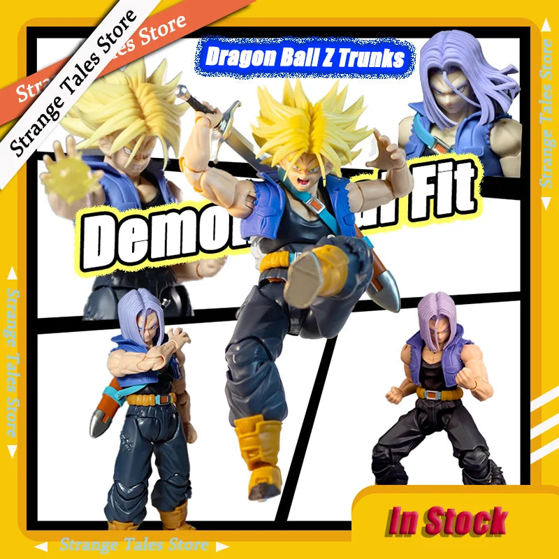 Demoniacal Fit Dragon Ball Z Trunks Super Saiyan Anime Action Figure The Boy From The Future Son of Tomorrow Figures Toys Gifts