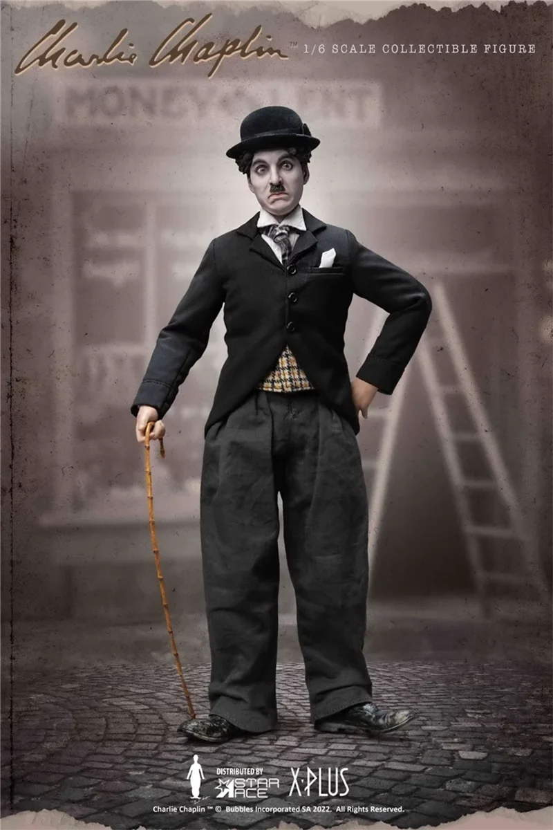 Original Star Ace Toys SA0109/110 1/6 World Comedy Master Charles Chaplin Action Figure Model Toys Collection Scene Ornament30CM