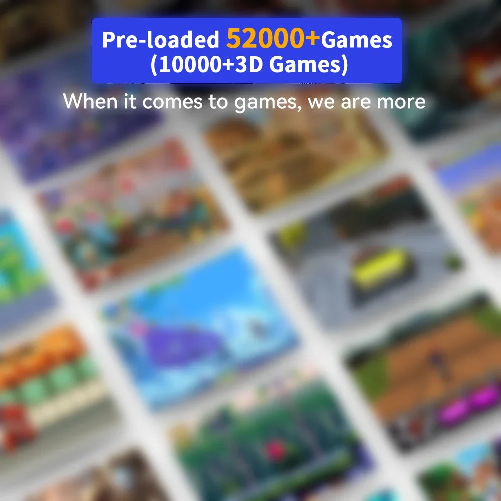 Portable External 2T HDD Batocera 35 Built in 52000+Games For PS3/PS2/Wii/WiiU/DC/N64/MAME/SS Game Console for Windows PC/Laplop