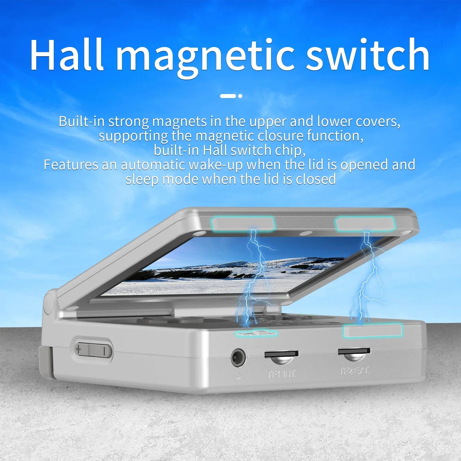 ANBERNIC RG35XXSP Mini Retro Handheld Game Console 3.5-inch IPS Screen 3300mAh Battery Supports HDMI-TV Out and Bluetooth 4.2