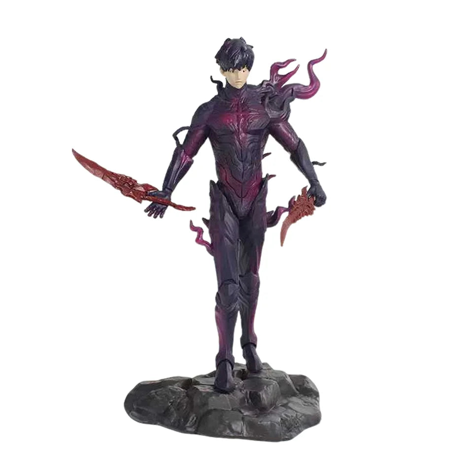 Solo Leveling Sung Jinwoo Hunter Form Standing Pose Collectible Figure Holiday Gift Model Toy