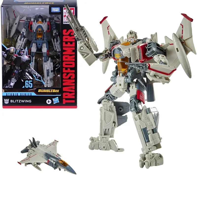 Transformed Toys Studio Series 65 Voyager Class :Little Bee Movie Blitzwing Action Figure Model Collectible Toy Gift