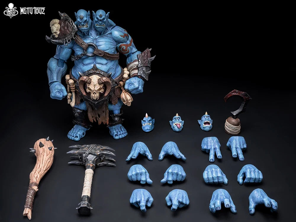25cm New MetyToys Original Limited Edition Skull RollerOgrus Ogre Mobile Orc Pvc GK Model Toy Figurine GiftCollect Ornaments