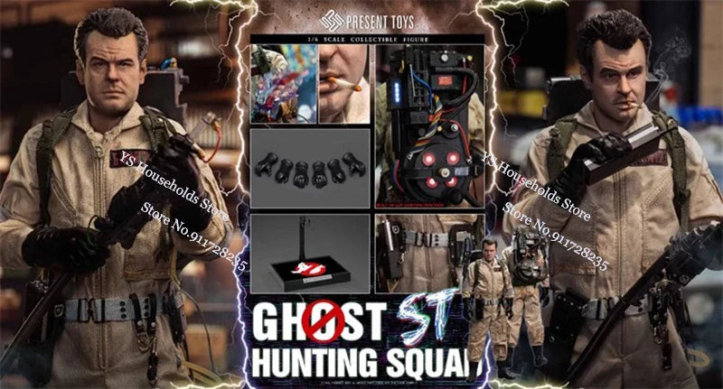 PRESENT TOYS PT-sp77 PT-sp78 1/6 Collectible ST SP Man Agent Action Figure Ghost Hunting Squad 12" Full Set Soldier Model