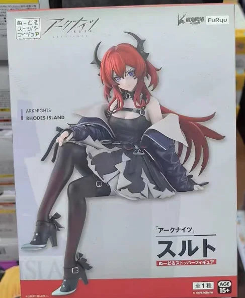 Original Noodle Stopper Figure Arknights Surtr Garage Kit Model Decoration Game Figure Hobbies Collectibles Desktop Decoration