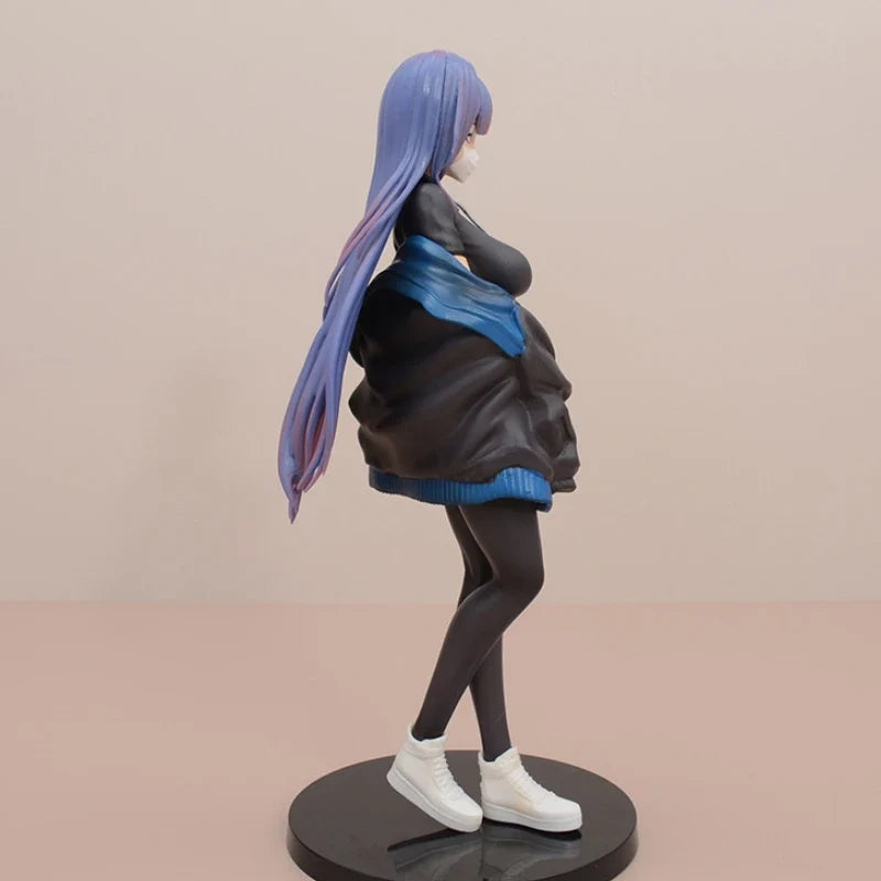 24cm Masked Girl Yuna Illustration Biya Painter Manga Figure Model Statue Boys Collection Desktop Decoration Ornament Toys Gifts