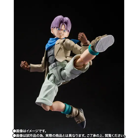 100% Original Bandai SH Figuarts SHF Dragon Ball GT Trunks Action Figures Anime Model Toys Collection In Stock