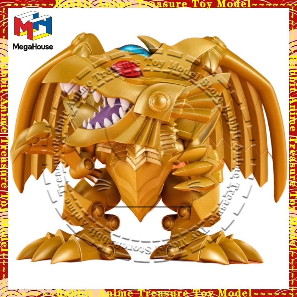 In Stock Original Genuine MegaHouse MEGATOON Yu-Gi-Oh Chibi Figure The Winged Dragon of Ra Collectible Toy