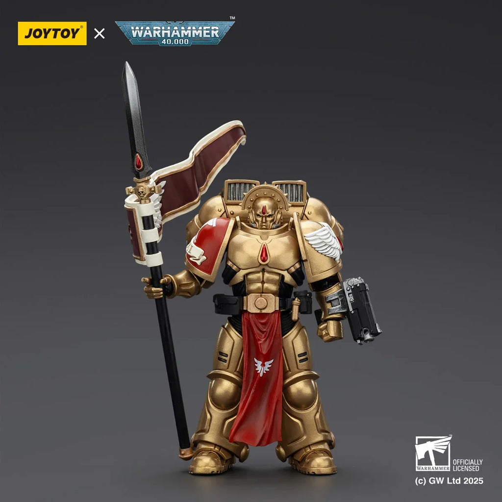 [Pre Order] JOYTOY 1/18 Action Figure Warhammer 40K Blood Angels Sanguinary Guard with Inferno Pistol and Encarmine Blade Toys