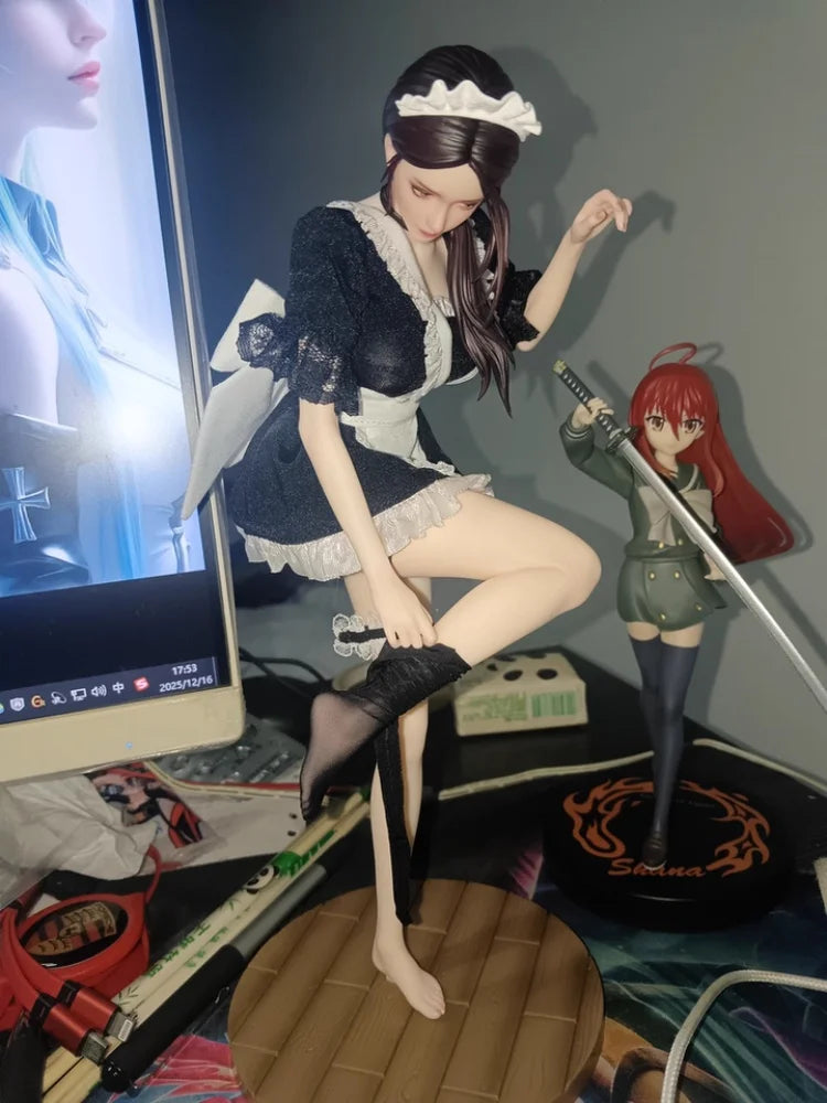 Original In Stock Bearpanda * She Is Real 1/6 Anime Figure Modle Hyper-Realistic Maid Figurine