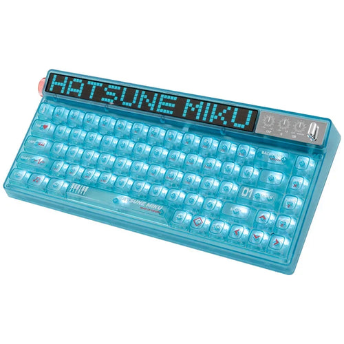 2025 Anime Hatsune Miku Heart Of Esports Series Figur 68 Tasten Kabelgebundene und kabellose mechanische Tastatur Gaming-Tastaturen Geschenke
