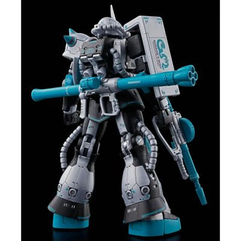 Bandai Original MODEL KIT GUNDAM RG MS-06S Zaku II [Hatsune Miku Version] 1/144 Anime Action Figure Assembly Model Toys  Model