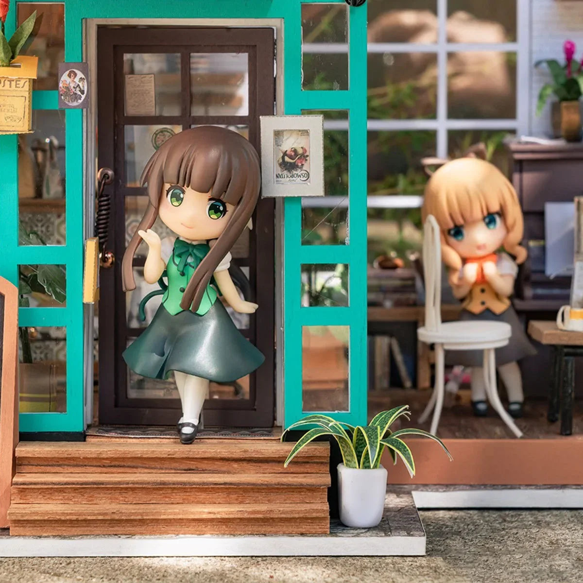 100% Original in Stock PLUM Gochuumon Wa Usagi Desu Ka? Bloom Kirima Syaro Ujimatsu Chiya Anime Figure Collection Series