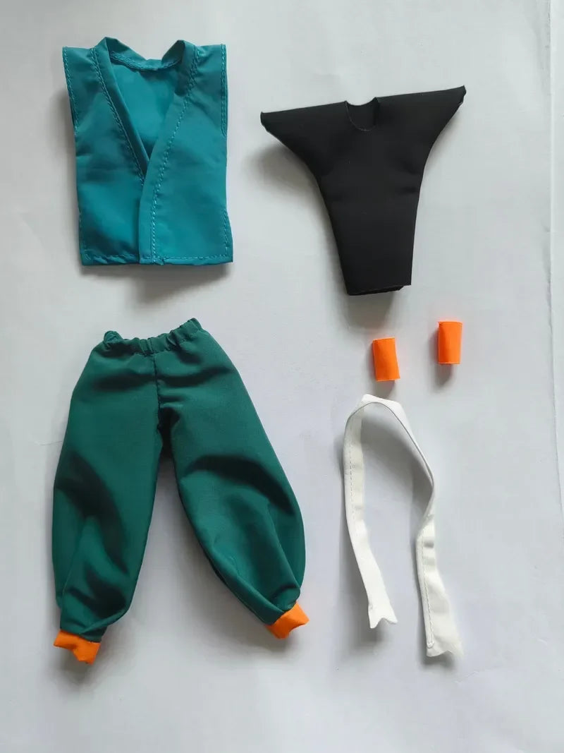 New In Stock New Dragon Ball Shf Series Figures Son Goku Daoist Robe Orange Blue Uniforms Training Suit Clothes Accessories Toys