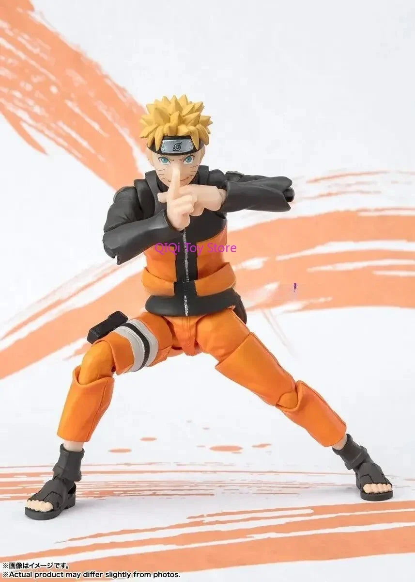 In Stock Bandai S.H.Figuarts Shf Top 99 Uzumaki NARUTOP99 Edition Action Figure Collectible Toy Gifts for Children