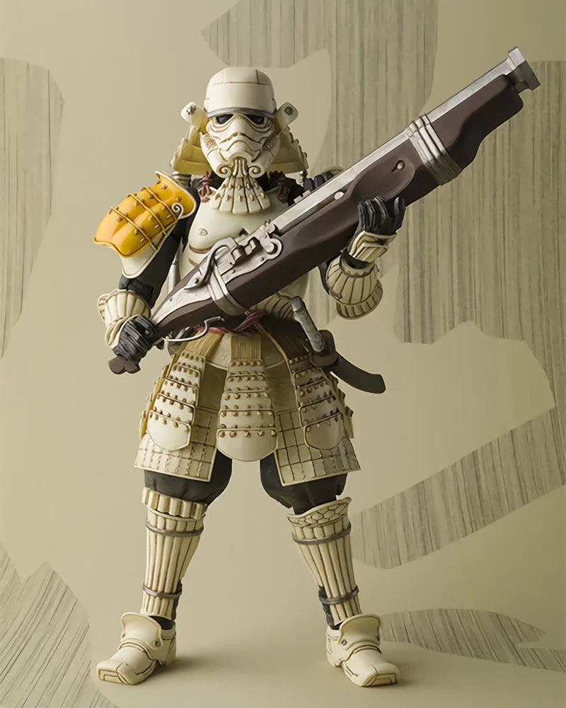 7 Inch Star Wars Series Figure Stormtrooper Samurai Taisho Darth Maul Vader Boba Fett Yumiashigaru Action Figure Model Toys Gift