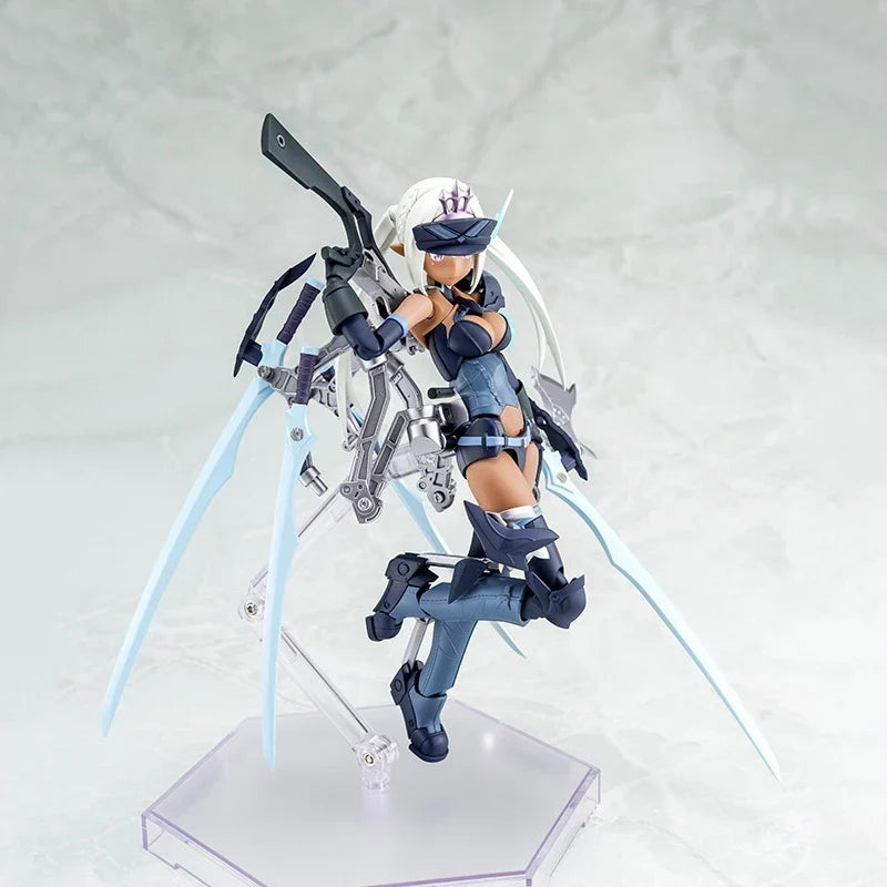 Original Kotobukiya MEGAMI DEVICE KP783 Armed Goddess B1.1 Hunter Type Snowflake Action Figure Collectible Model Ornament Gift