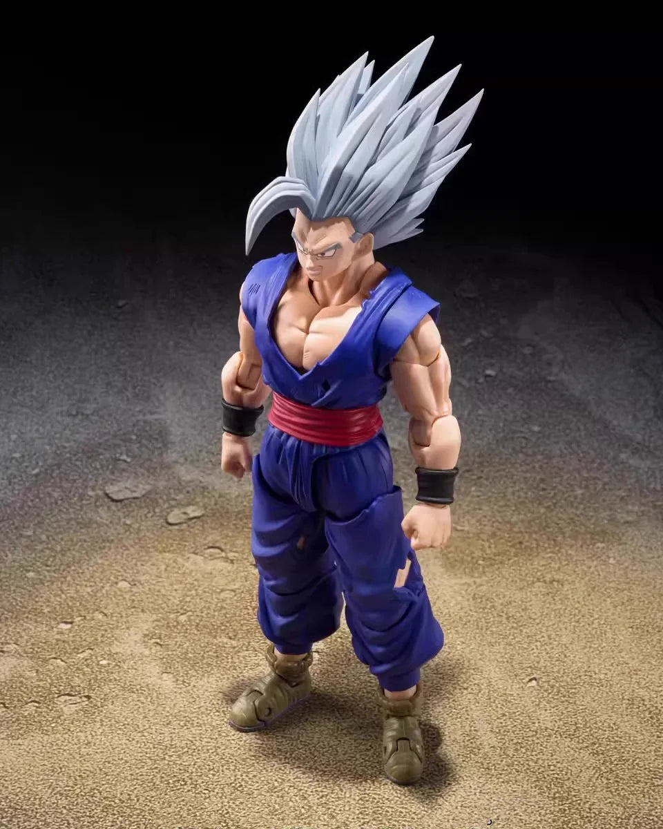 Shf Dragon Ball Son Gohan Beast Action Figure PVC Movable Collection Doll Anime 17cm Super Saiyan Gohan Figurine Model Toys Gift