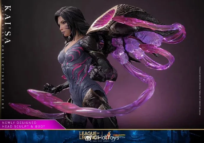 In Stock HotToys HT 1/6 Scale VGM57 League Of Legends Kaisa Daughter of the Void Deadly Hunter Full Set 12inch Action Figure Toy