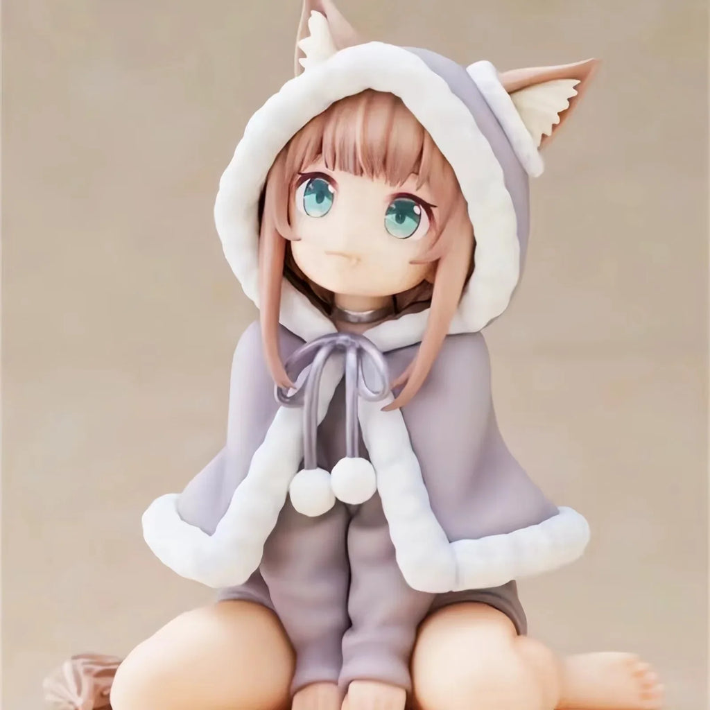 Kinako Various Nekomusume Shimahara Product Cartoon Girl Figure Model Statue Collection Desktop Decoration Ornament Toys Gifts