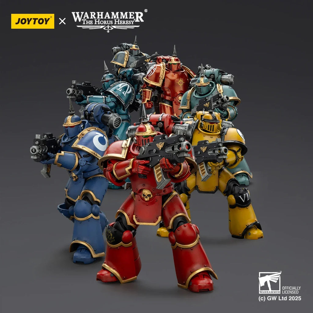 JOYTOY Warhammer The Horus Heresy 1/18 MK lll Tactical Legionary Blood Angels Imperial Fists Thousand Sons Soldier Action Figure