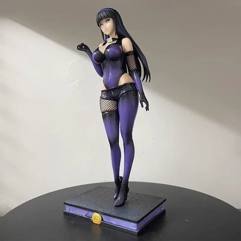 25cm Anime Naruto Figure Hyuga Hinata Action Figures Beautiful Girl Pvc Model Dolls Statue Collection Decor Model Toy Kid Gifts