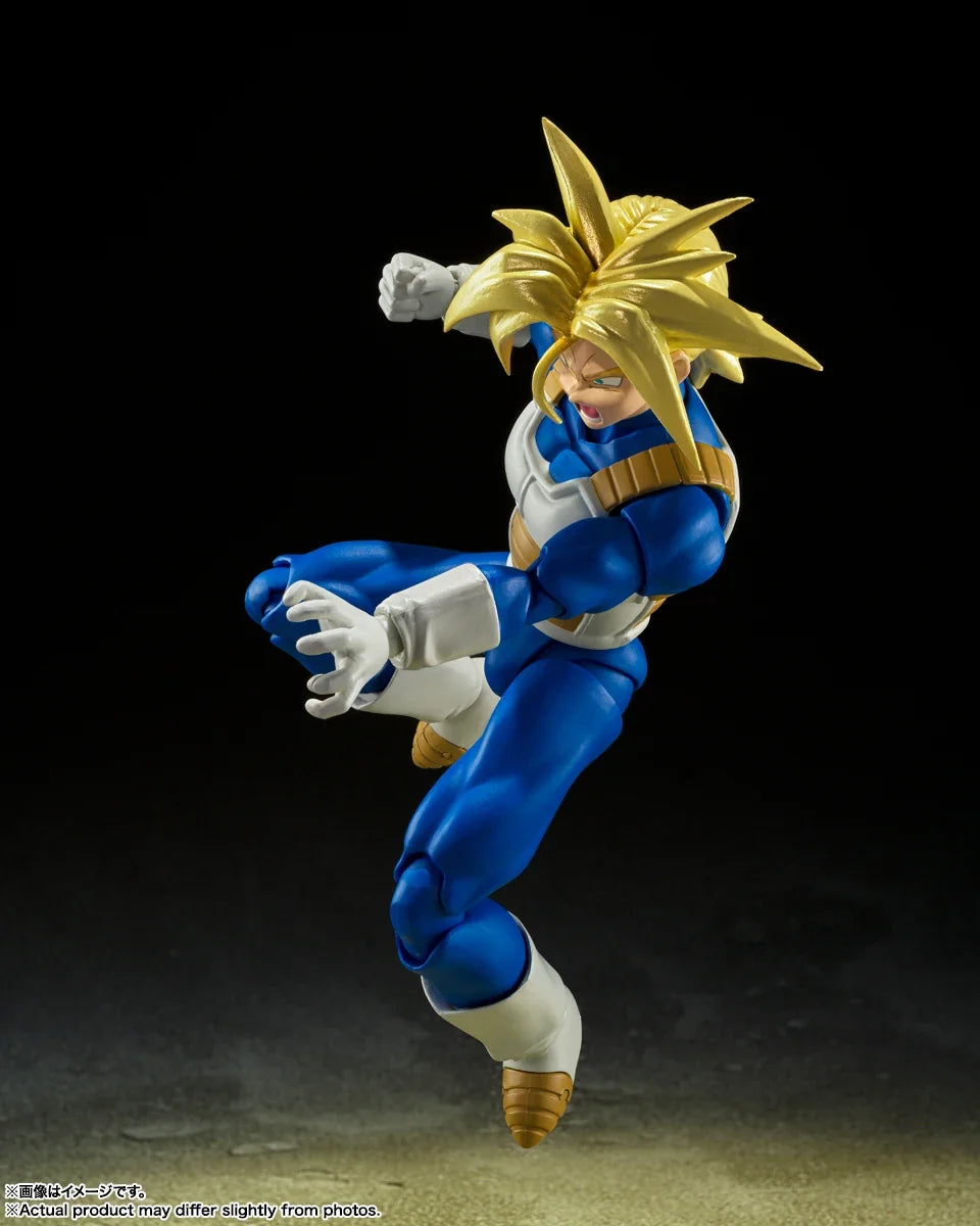 In Stock Original Anime Figure Dragon Ball Z S.H.Figuarts SUPER SAIYAN TRUNKS -INFINITE LATENT SUPER POWER Action Figurine Toys