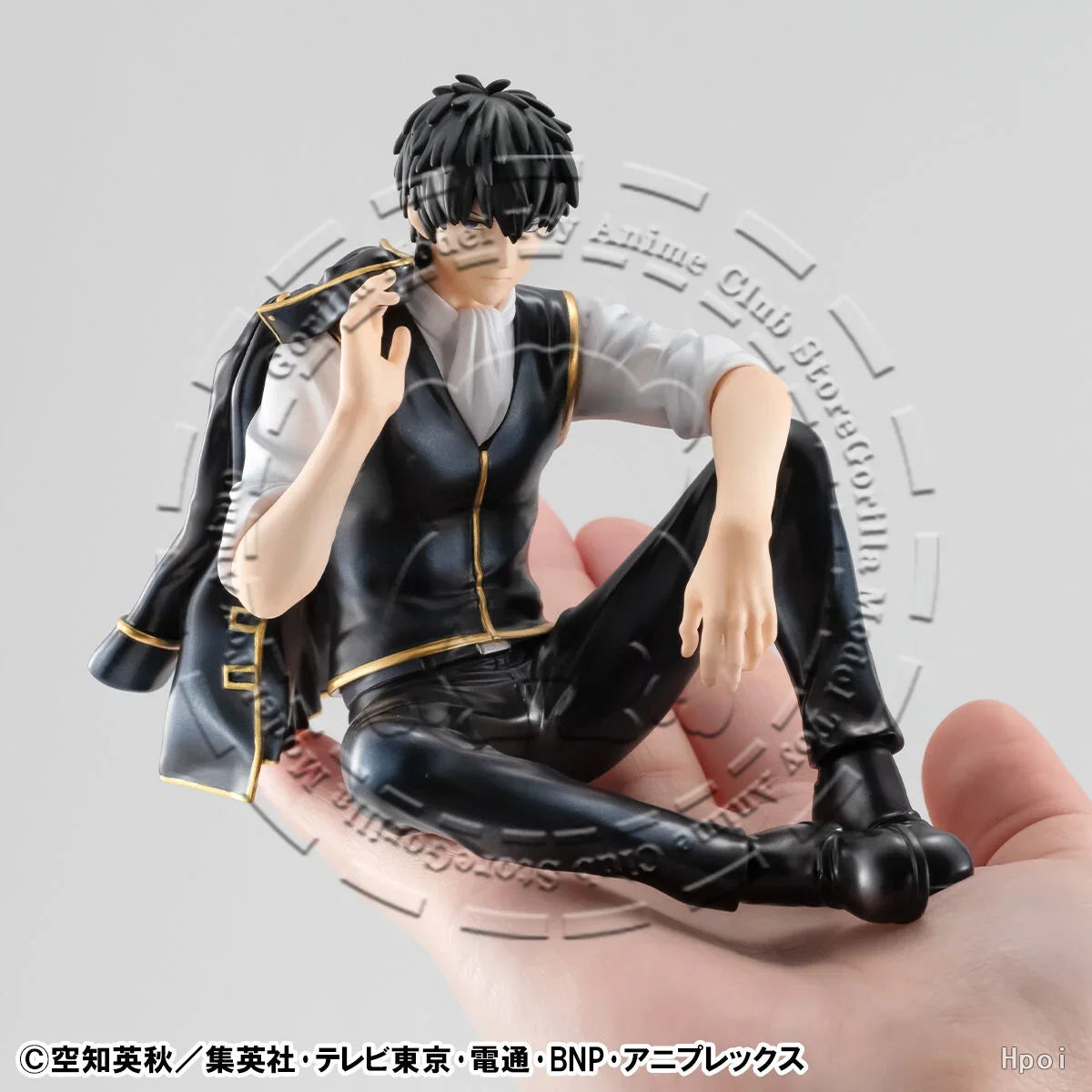 In Stock Original Genuine MegaHouse G.E.M. Series Gintama Hijikata Toshirou 90mm Figure Anime Statue Collectible Gift Japanese