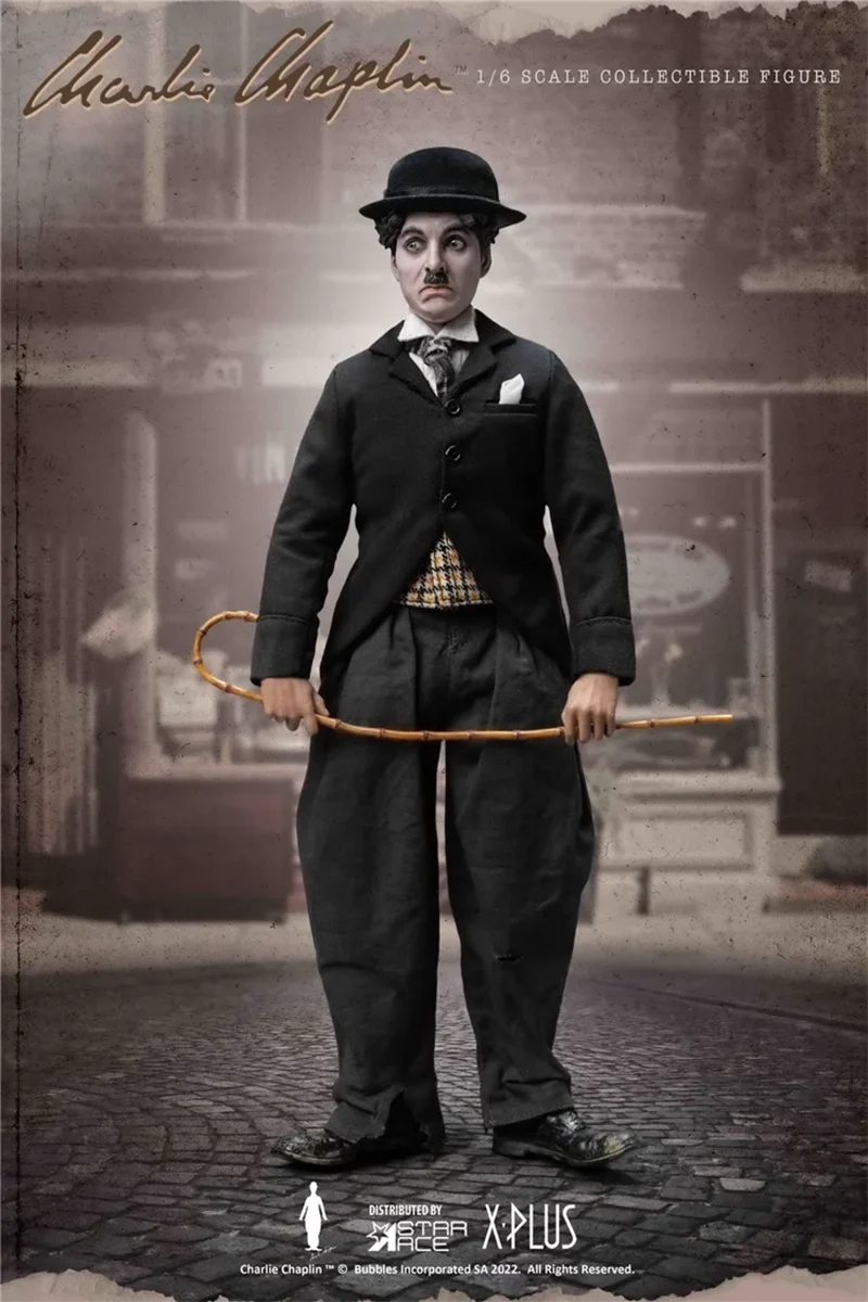 Original Star Ace Toys SA0109/110 1/6 World Comedy Master Charles Chaplin Action Figure Model Toys Collection Scene Ornament30CM