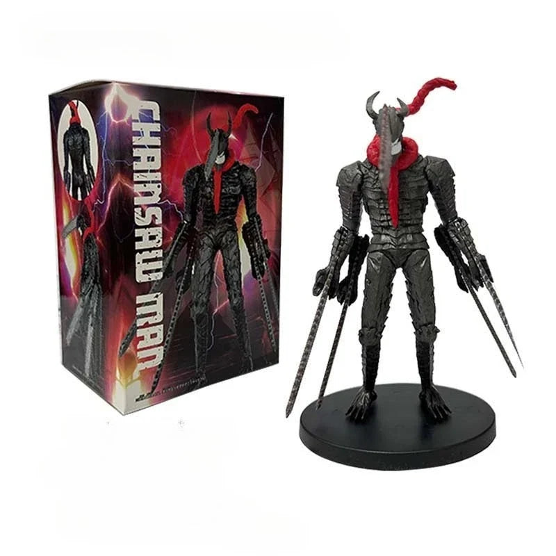 15-17cm Anime Chainsaw Man Hell Demon Samurai Sword Hunter Boqita Action Figure Ornament PVC Model Doll Toy Collection Kids Gift