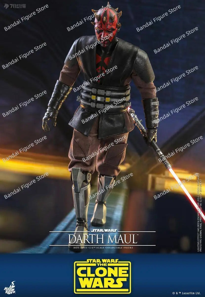 HotToys 1/6 Scale TMS024 Darth Maul Movable Cloth Action Figure Star Wars Classic Role Delicate 12" Full Set Soldier Model