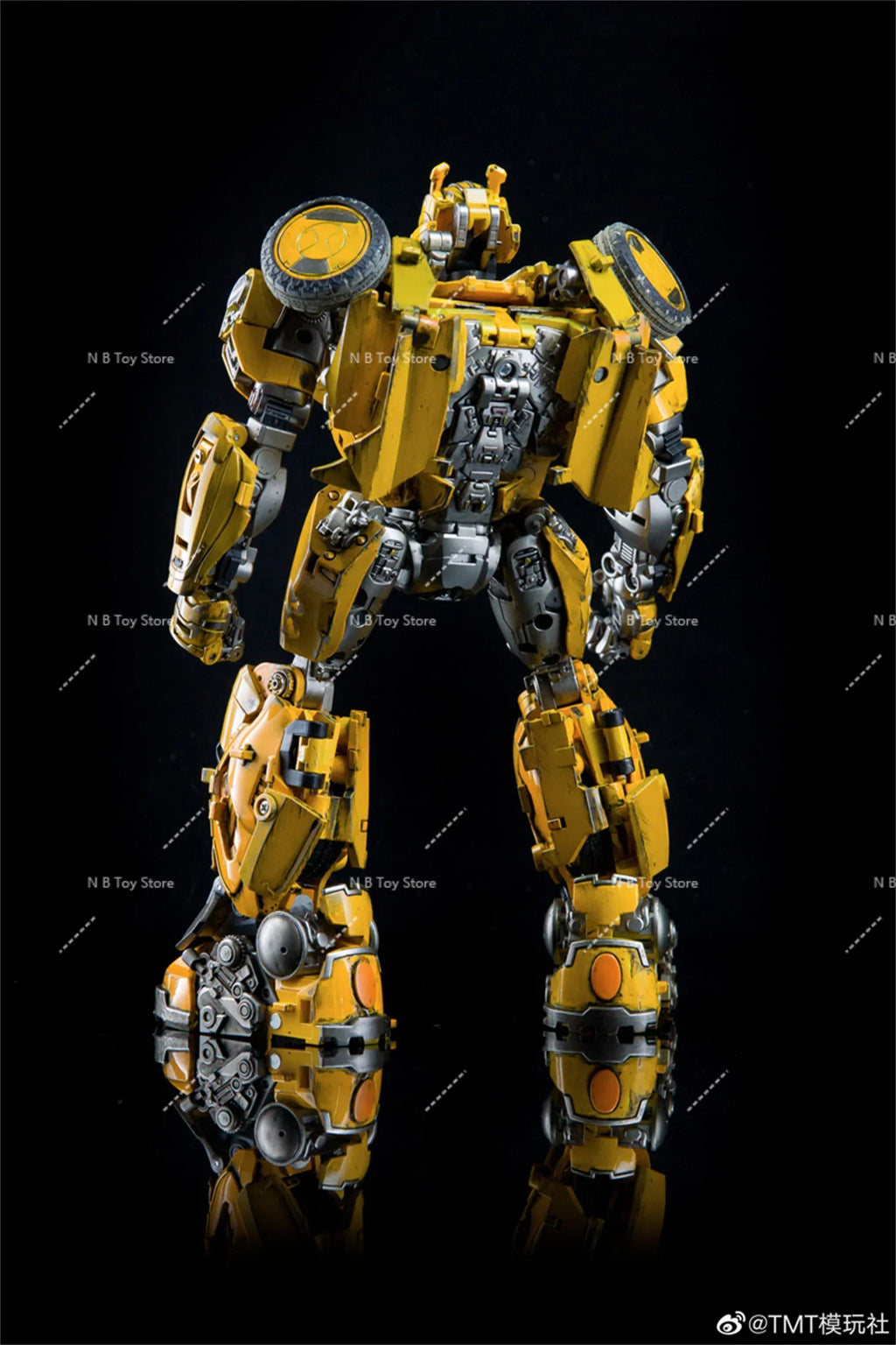 TMT Transformable Action Figure TMT-01, TMT01, Bee Battle Damage Coating, 3A Ratio, Robot Collect Gifts