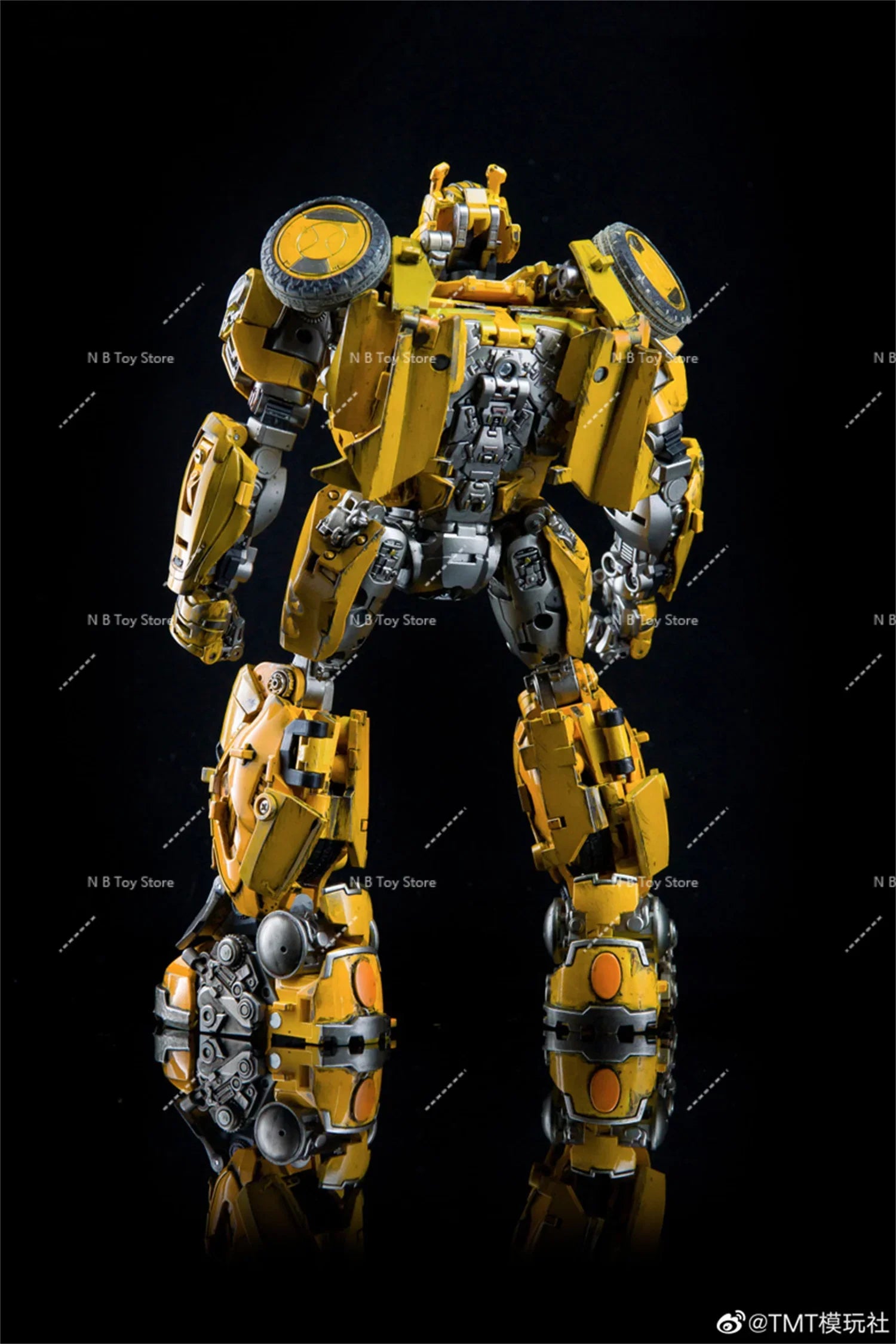 TMT Transformable Action Figure TMT-01, TMT01, Bee Battle Damage Coating, 3A Ratio, Robot Collect Gifts