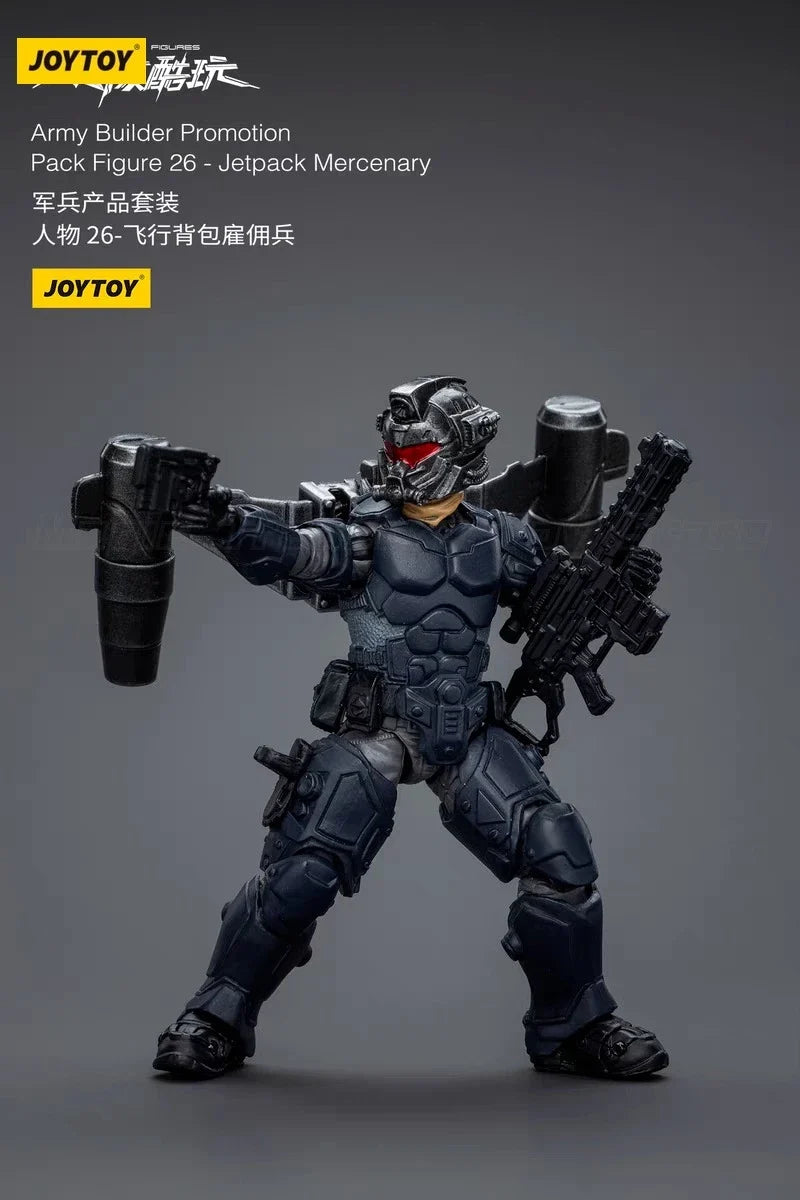 【In Stock】JOYTOY Army Builder Promotion Pack Figure 26 -Jetpack Mercenary 1/18 Action Figure Toys