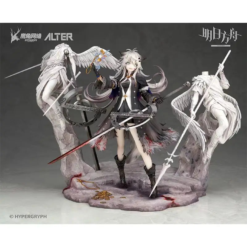 In Stock  Original Arknights Lappland Omen Ver. 1/7 23.5cm Action Figure Assembly Model Toys Collectible Model Gifts