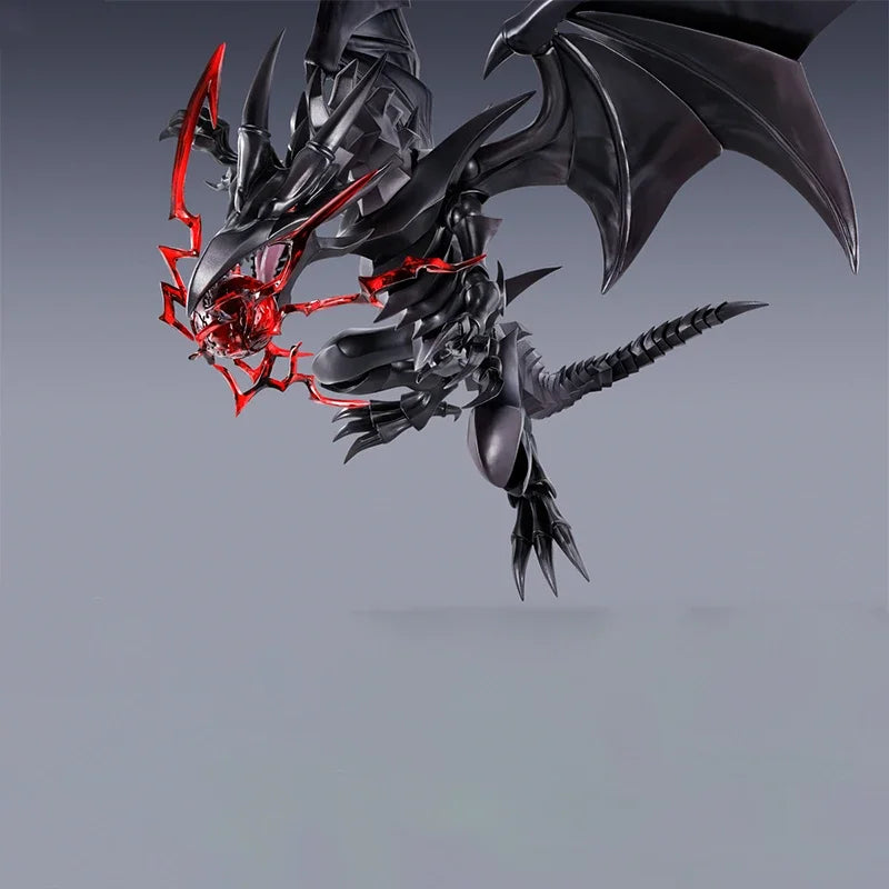 Bandai original box S.H.MonsterArts SHM Red Eyes Black Dragon Action Anime Figure model kit Assembly toy gift for kids
