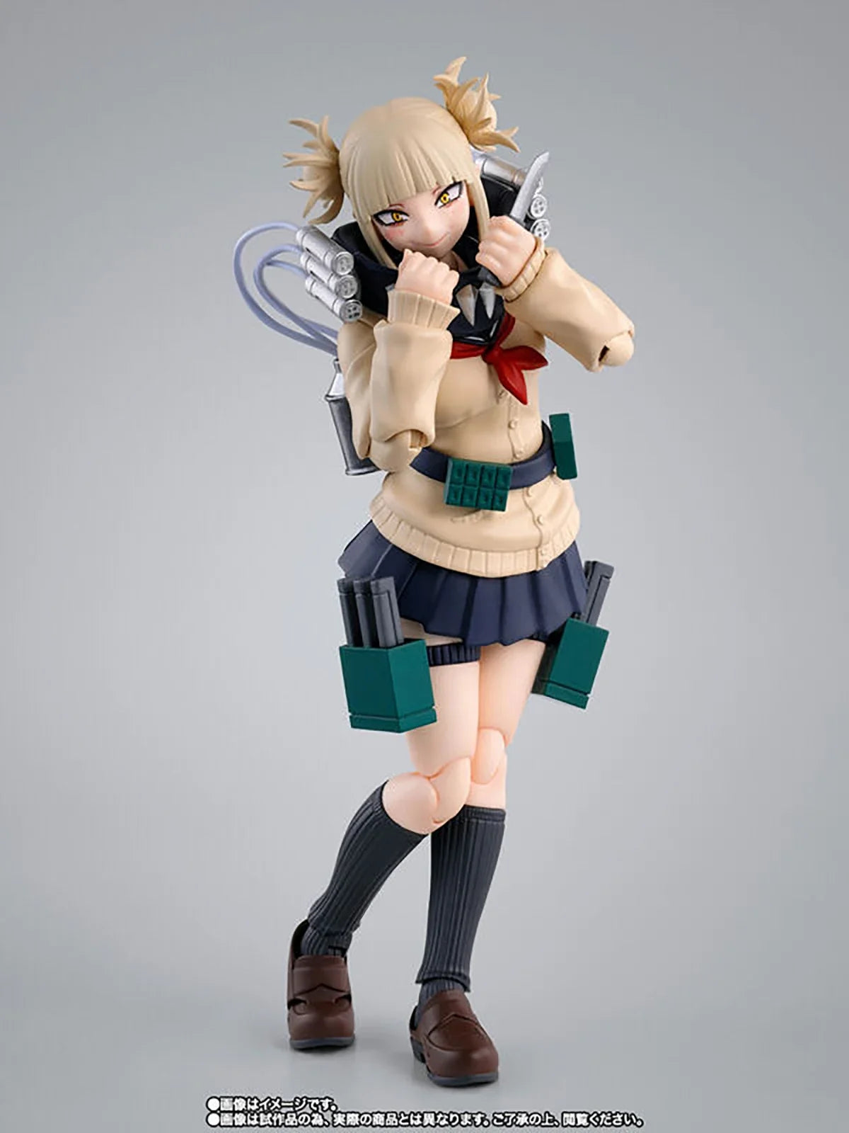 Original Genuine BANDAI Action/Dolls S.H.Figuarts Boku No Hero Academia Toga Himiko H=130mm Anime Action Model Figure Toy Gift
