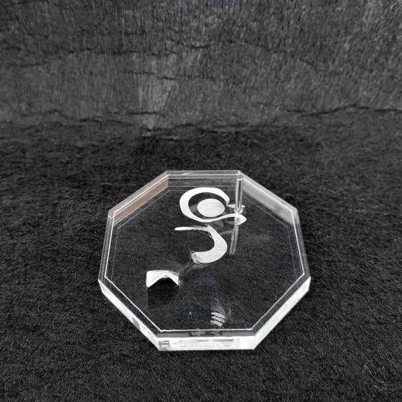 Acrylic Base Platform Transparent N Pirate Anime Figure Stand Pose Display Holder  Collectible Toy