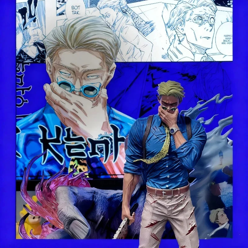 Jujutsu Kaisen 1/6 Nanami Kento 32cm Action Figures PVC 3-Head Statue Collectable Anime Model Toy Exquisite Ornament Boy Gift