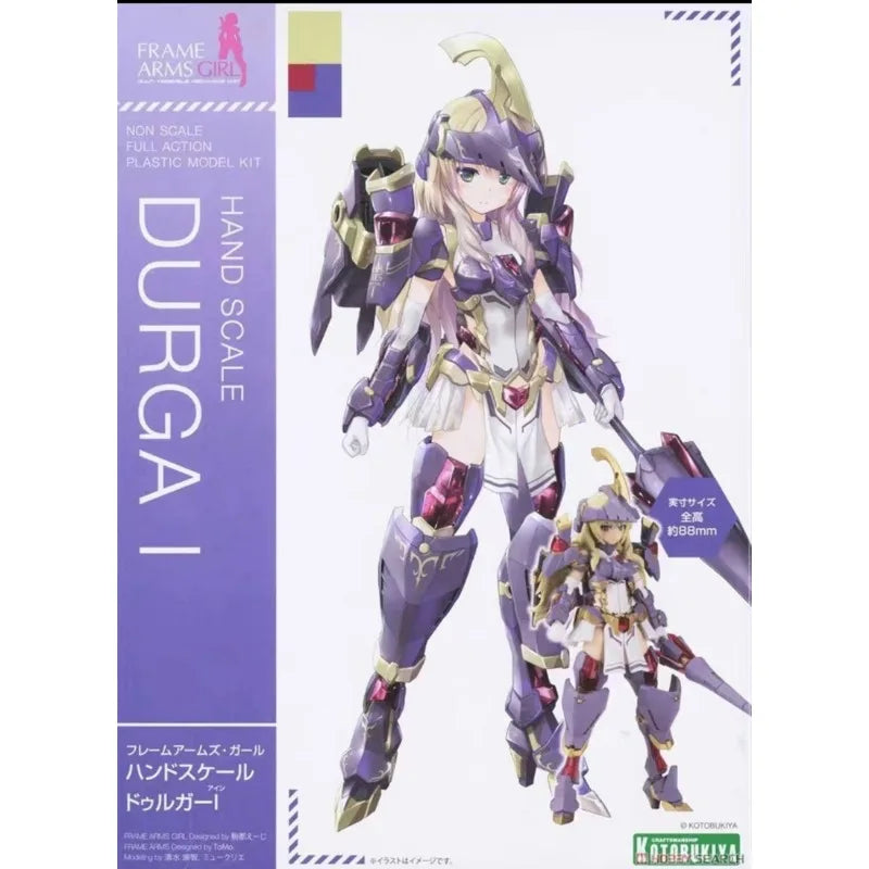 KOTOBUKIYA Original MEGAMI DEVICE Anime Figure FG152 HAND SCALE DURGA I Mobile Suit Girl Action Figure Toys for Kids Gift