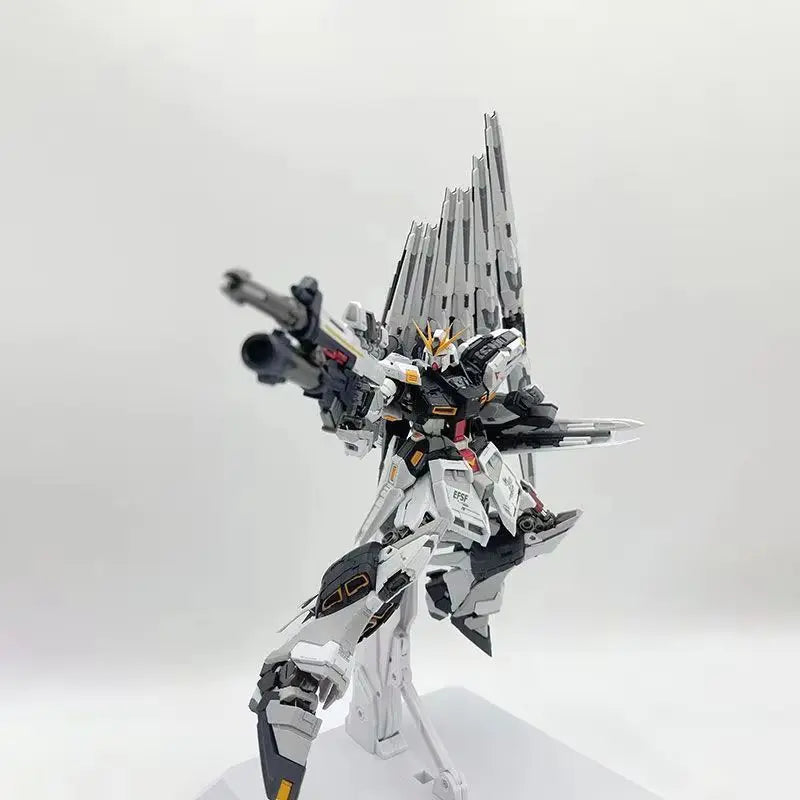 V-TIGER 1/100 VT02 NU Soldier RX-93-v2 Mecha GK Pre-coating Alloy Skeleton Model Toy Collectible for Action Figure Enthusiasts
