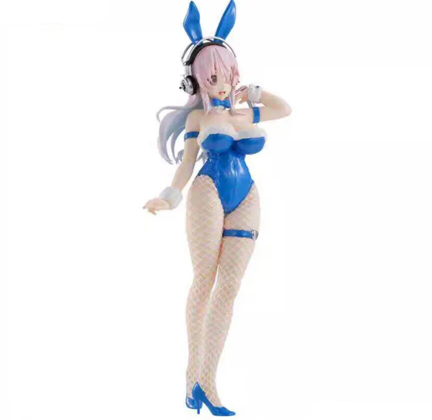 2025 lowest price Japanese original anime figure Super sonico blue action figure sitting ver action figure
