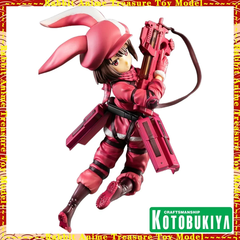 In Stock Original Genuine Kotobukiya Sword Art Online Alternative Gun Gale Online Ren Kouzuki 1/7 Scale  Collector Statue  Anime