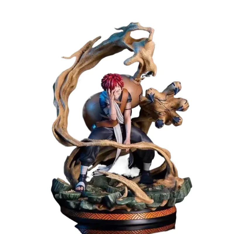 25cm Naruto Anime Figure Gaara Peripheral PVC Model Scene Collect Statue Desktop Decoration Ornaments Kids Birthday Gifts Toys