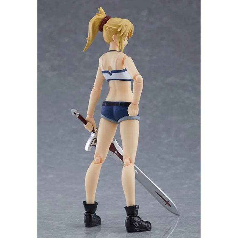 Max Factory Original Figma Mordred (Fate Series) Anime Action Figures Toys for Boys Christmas Gift Collectible Model Ornaments
